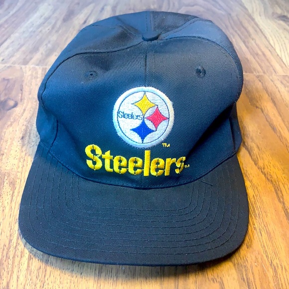 OSFA STEELERS SNAP BACK TAGLESS GREEN BILL - Picture 1 of 5